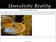 Tablet Screenshot of feeling-unrealisticreality.com